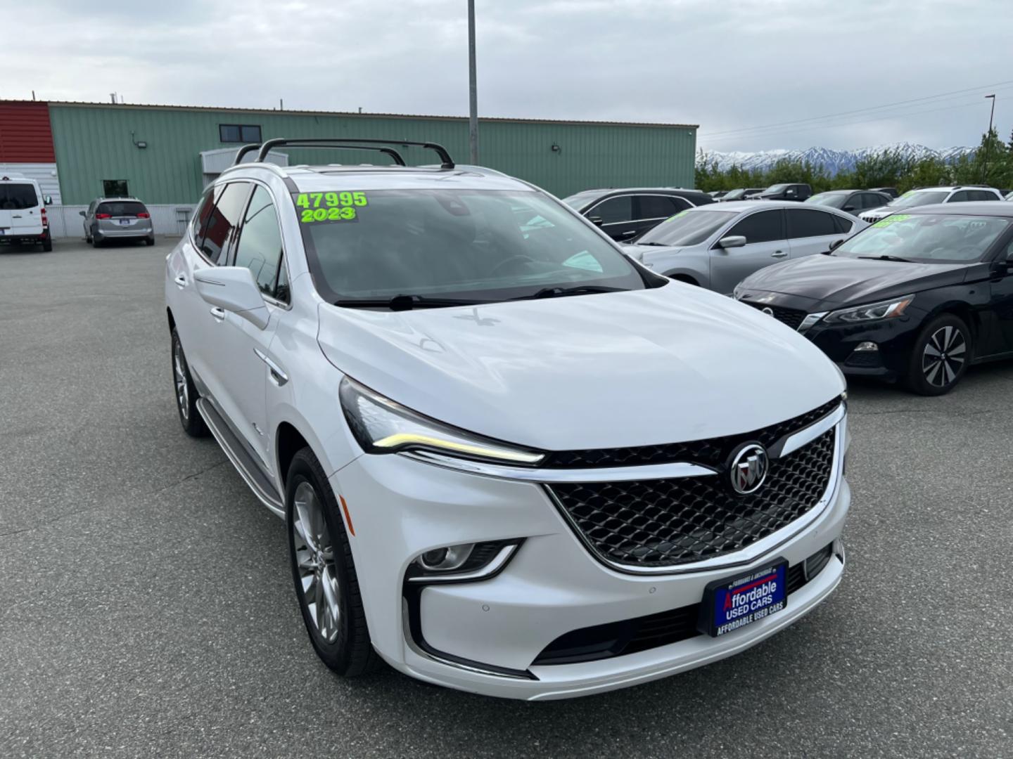 2023 WHITE BUICK ENCLAVE AVENIR (5GAEVCKW0PJ) with an 3.6L engine, Automatic transmission, located at 1960 Industrial Drive, Wasilla, 99654, (907) 274-2277, 61.573475, -149.400146 - Photo#0